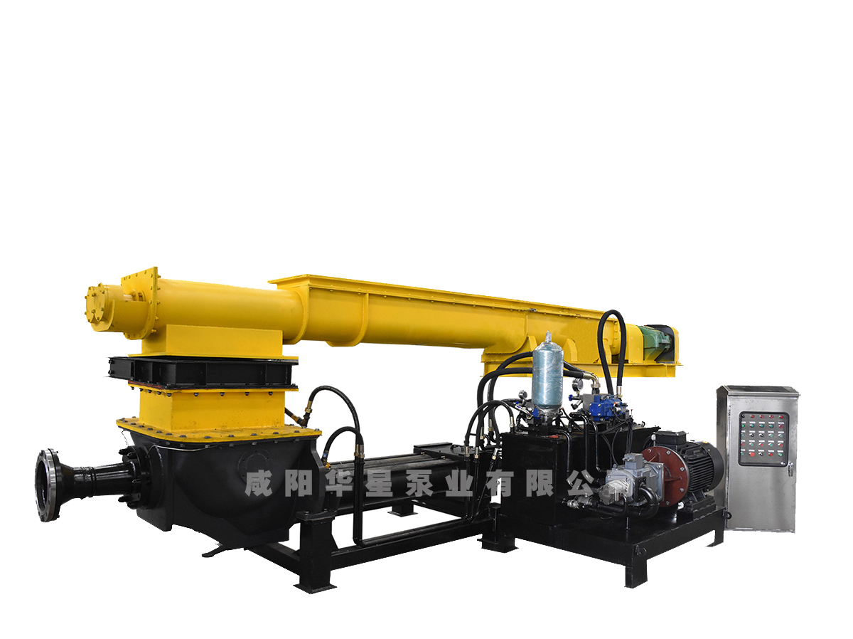 華星粘稠物料(liào)輸送泵現場工(gōng)作視頻