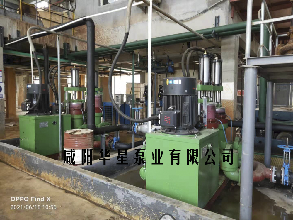 YB300-40柱塞泥(ní)漿泵市政污水(shui)處理現場