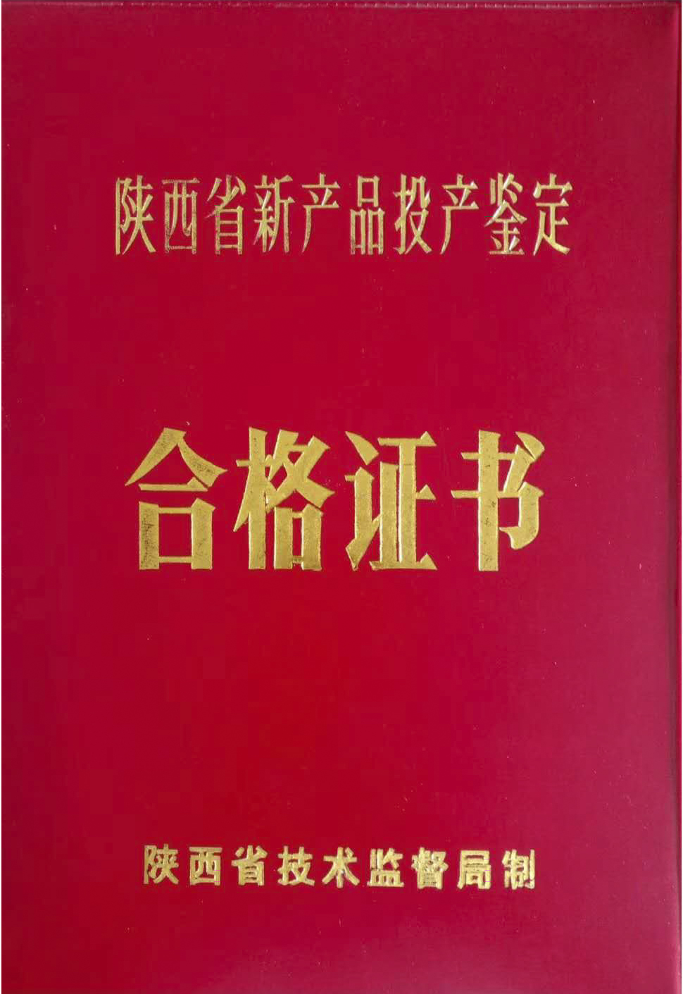 1996年(nian)新産品(pin)投産鑒(jiàn)定證書(shu)